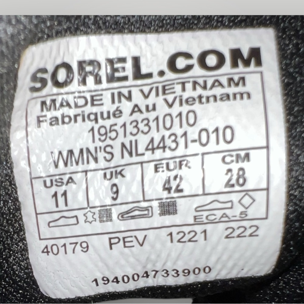 SOREL Out N About Sneaker Boots – Waterproof Hybrid | Women’s 11 - Picture 4 of 4